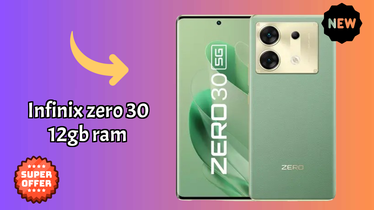 Infinix Zero 30 12GB RAM Display Technology: AMOLED Explained
