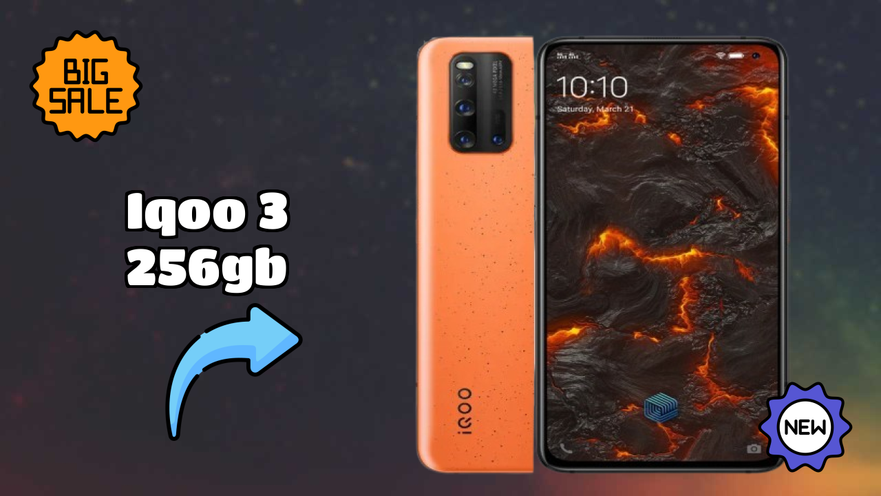 IQOO 3 256GB at ₹40,990 - Complete Specifications