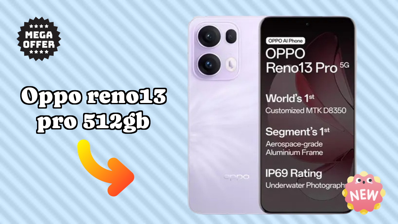 OPPO Reno13 Pro 512GB at ₹44,999 - Best Deal Available Now