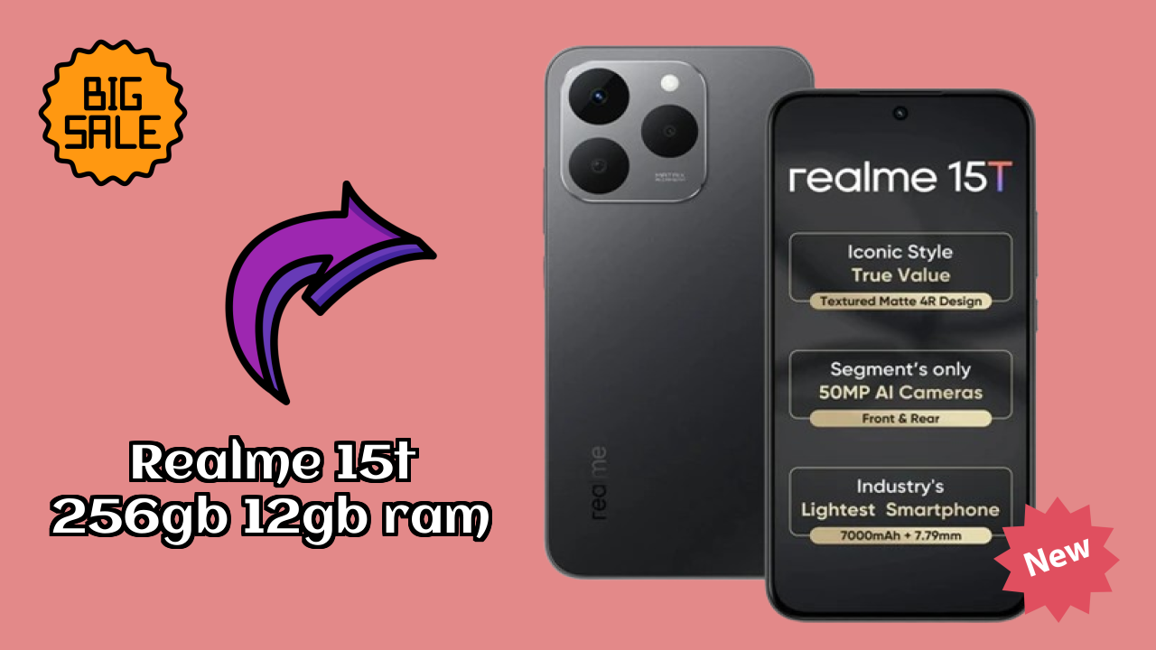 Realme 15T 256GB 12GB RAM Display Quality: AMOLED Explained